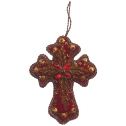Red and Gold Cross